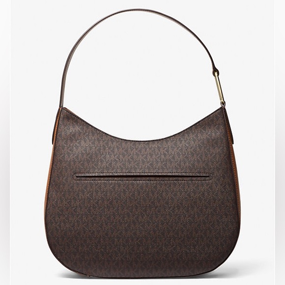 Michael Kors Kensington Large Signature Logo Hobo Shoulder Bag - Picture 4 of 7